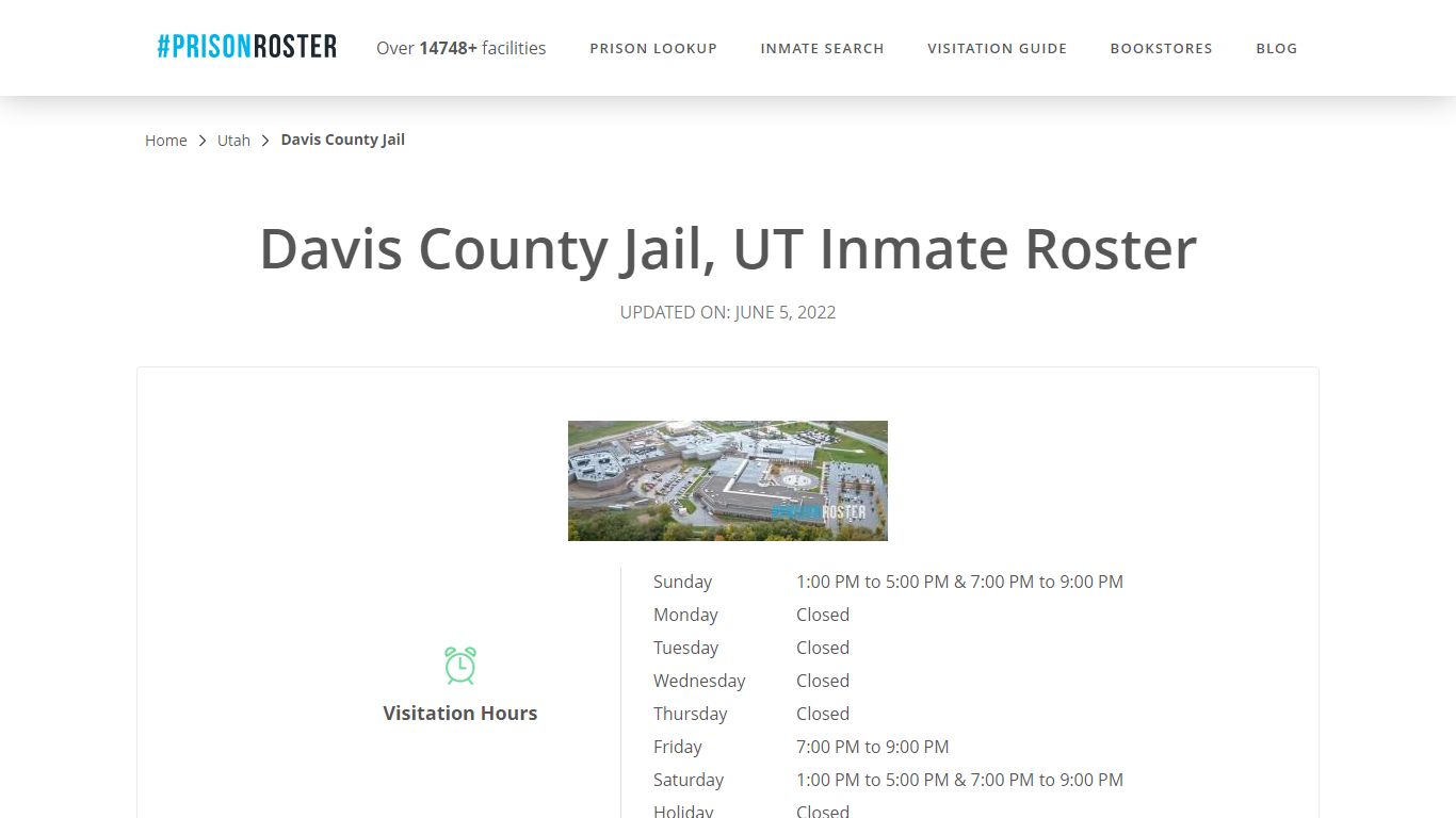 Davis County Jail, UT Inmate Roster - Prisonroster